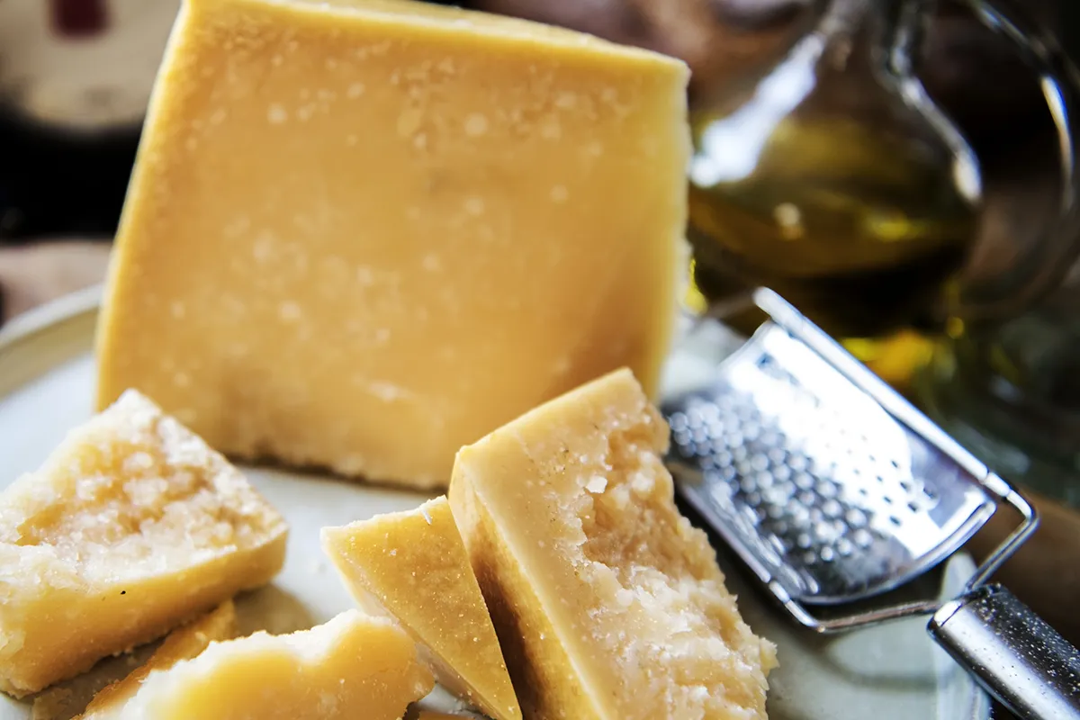 Grand plateau de fromage parmesan entier PACINI, Parmigiano Reggiano d'Italie