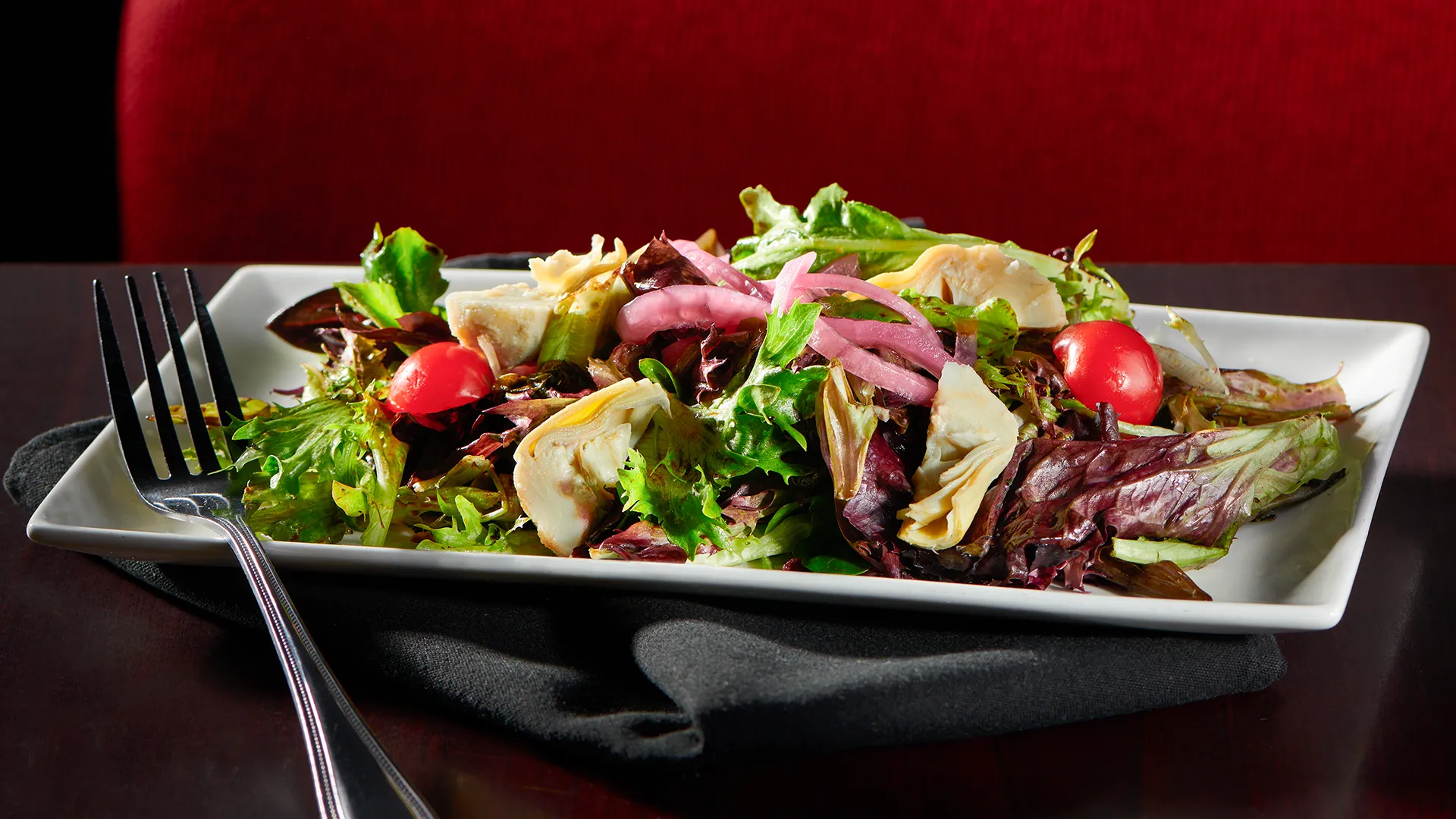 Salade italienne PACINI avec légumes frais et vinaigrette maison
