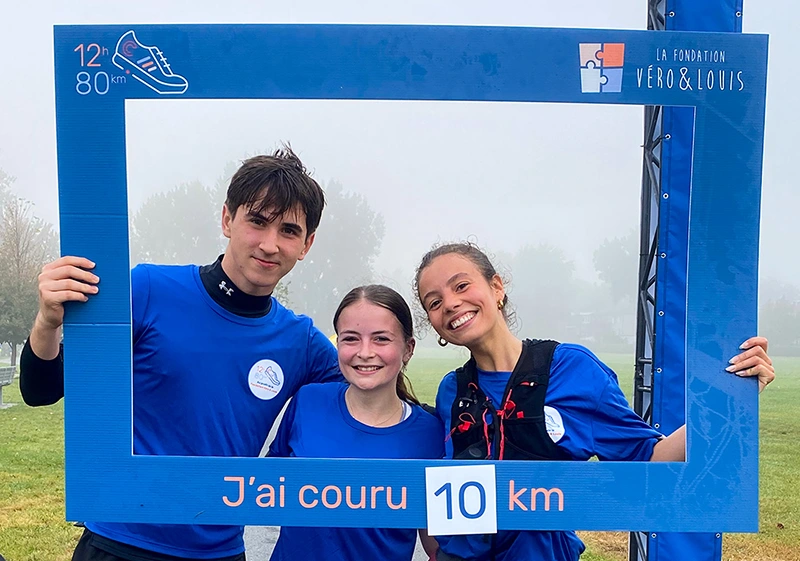 Course organisée par la fondation VéroLouis, soutenue par les restaurants PACINI
