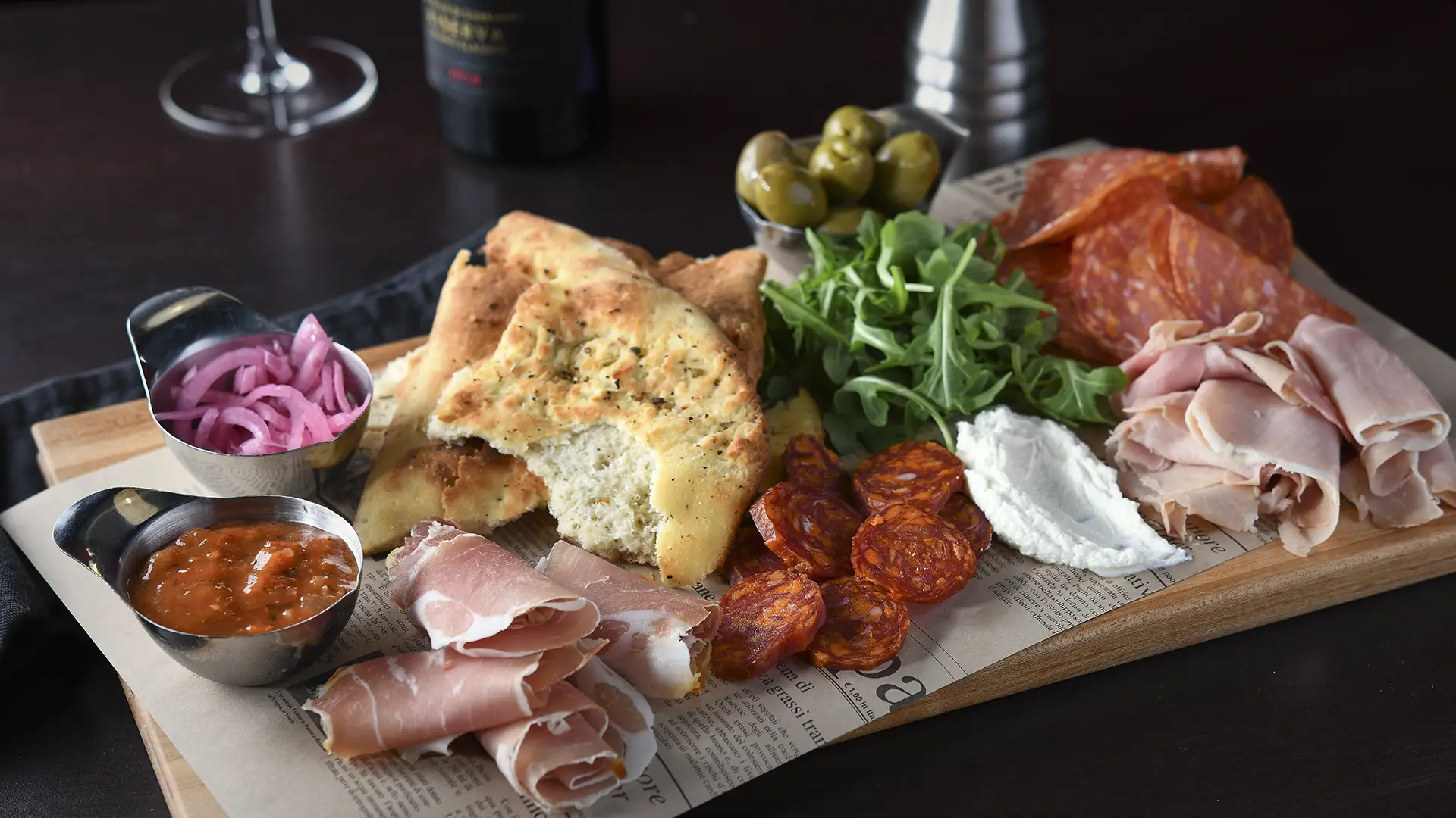 Assiette de charcuterie PACINI | Entrée à partager