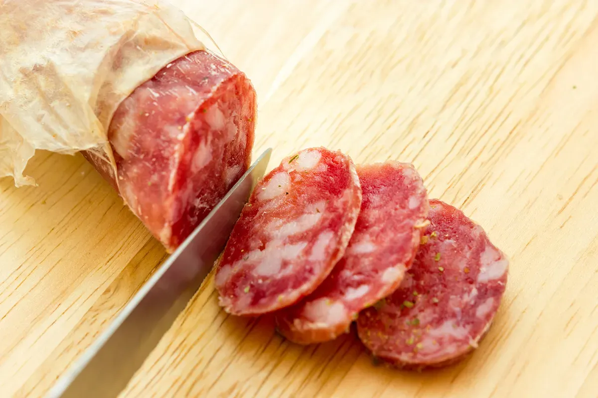Salami de Gênes PACINI, saucisson sec italien en fines tranches