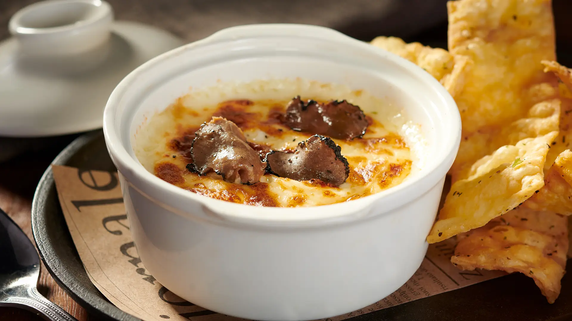 Fondue à la truffe PACINI au fromage fondant et parfumé