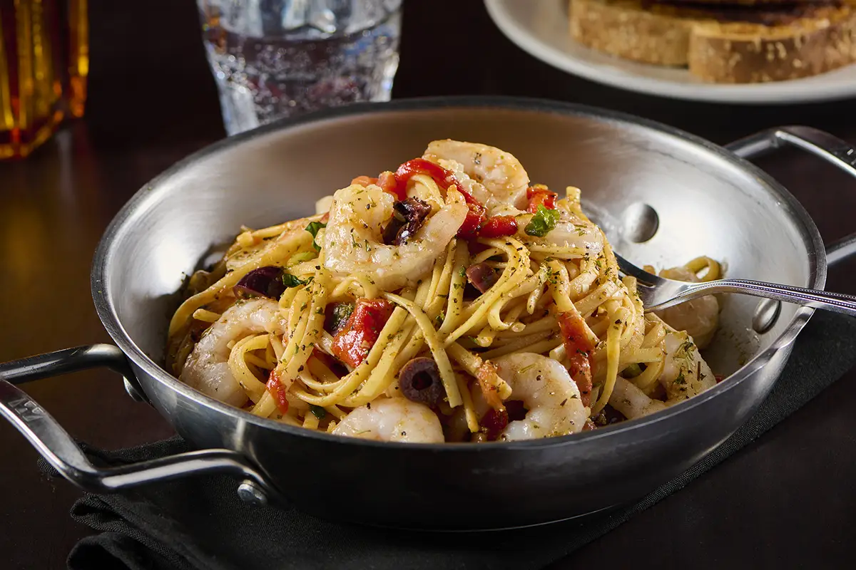 Linguine aux crevettes PACINI avec sauce légère au vin blanc
