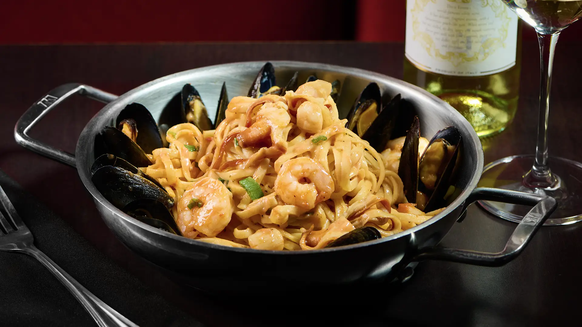 Linguine aux fruits de mer PACINI avec crevettes et calmars