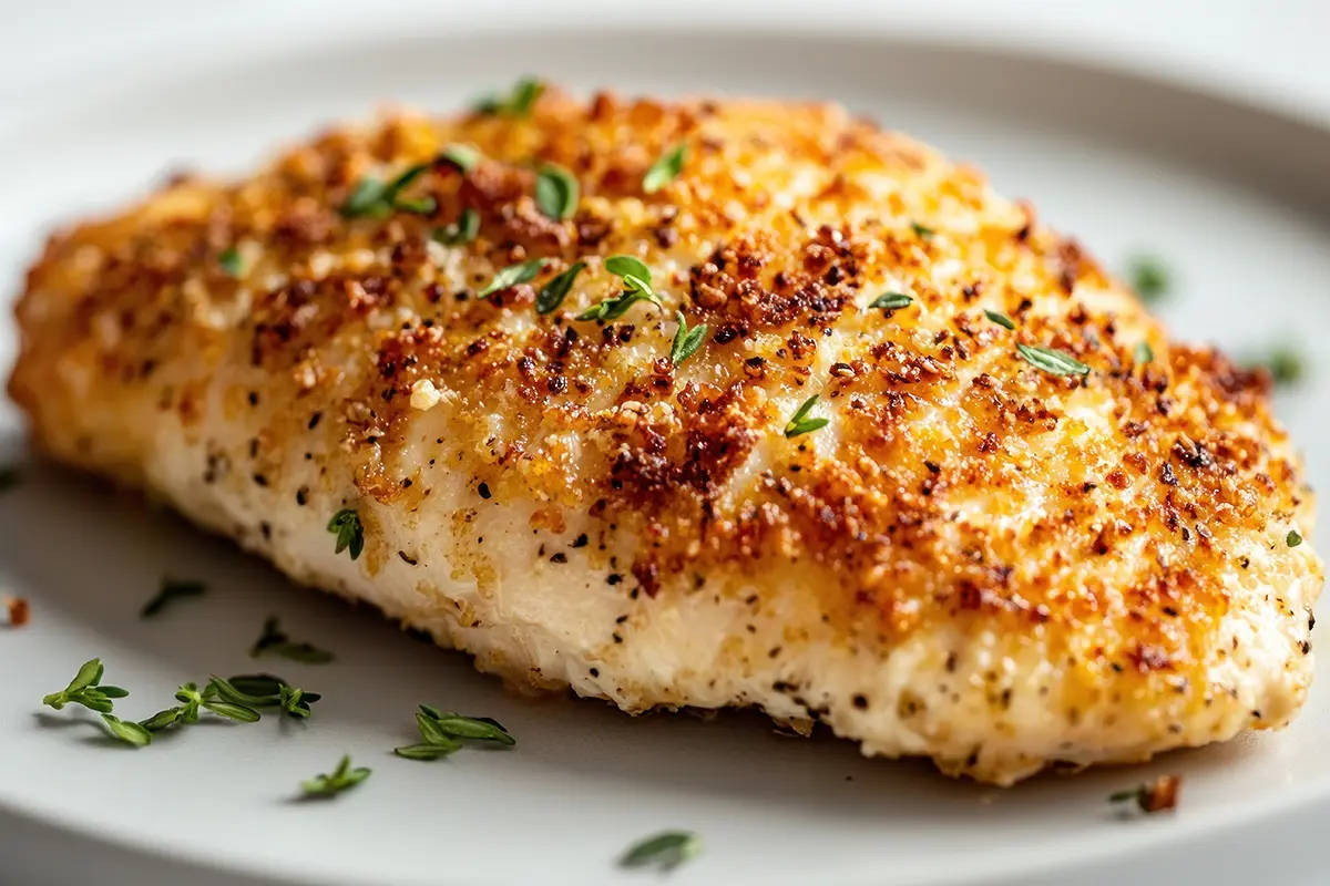 Poulet parmigiana PACINI croustillant avec sauce tomate et mozzarella fondante