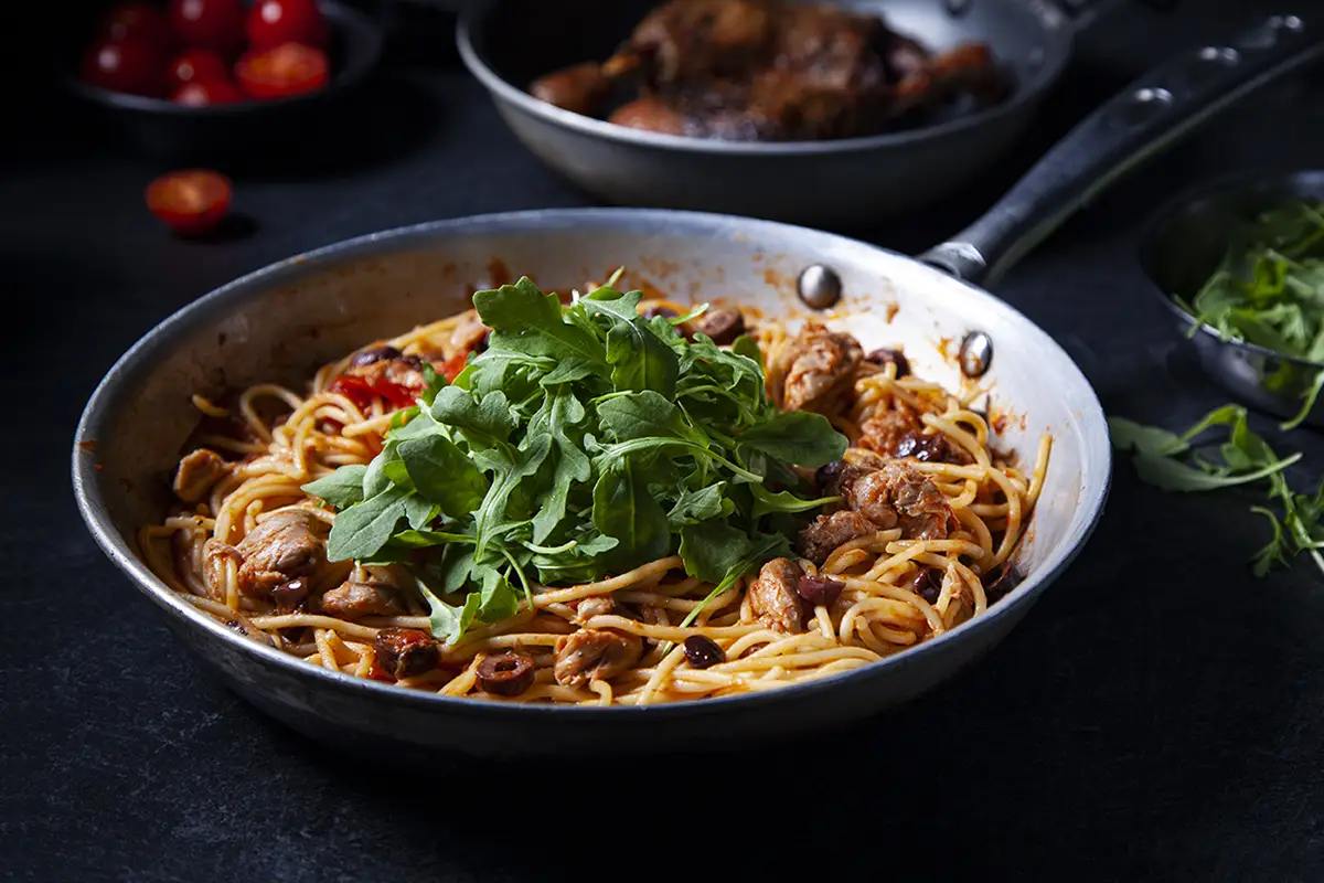 Spaghetti au canard PACINI | Plat gourmand